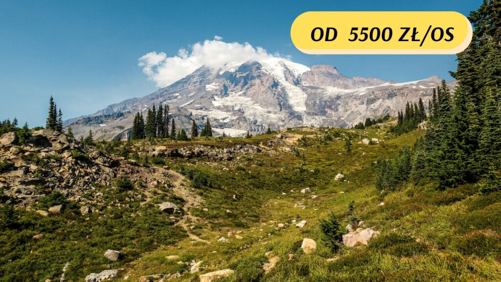Park Narodowy Mount Rainier w USA – górski krajobraz podczas letniego road tripu